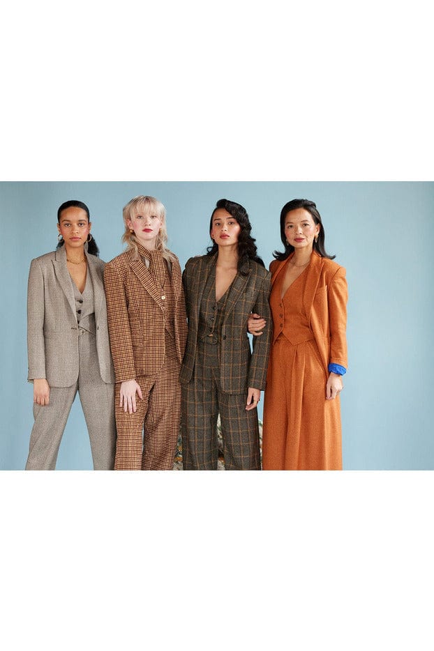 Bianca Jacket in Wool Plaids Jackets CHRISTINE ALCALAY