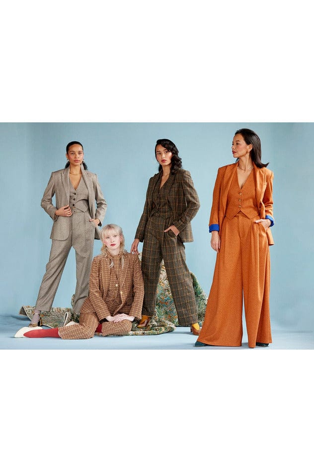 Bianca Jacket in Wool Plaids Jackets CHRISTINE ALCALAY