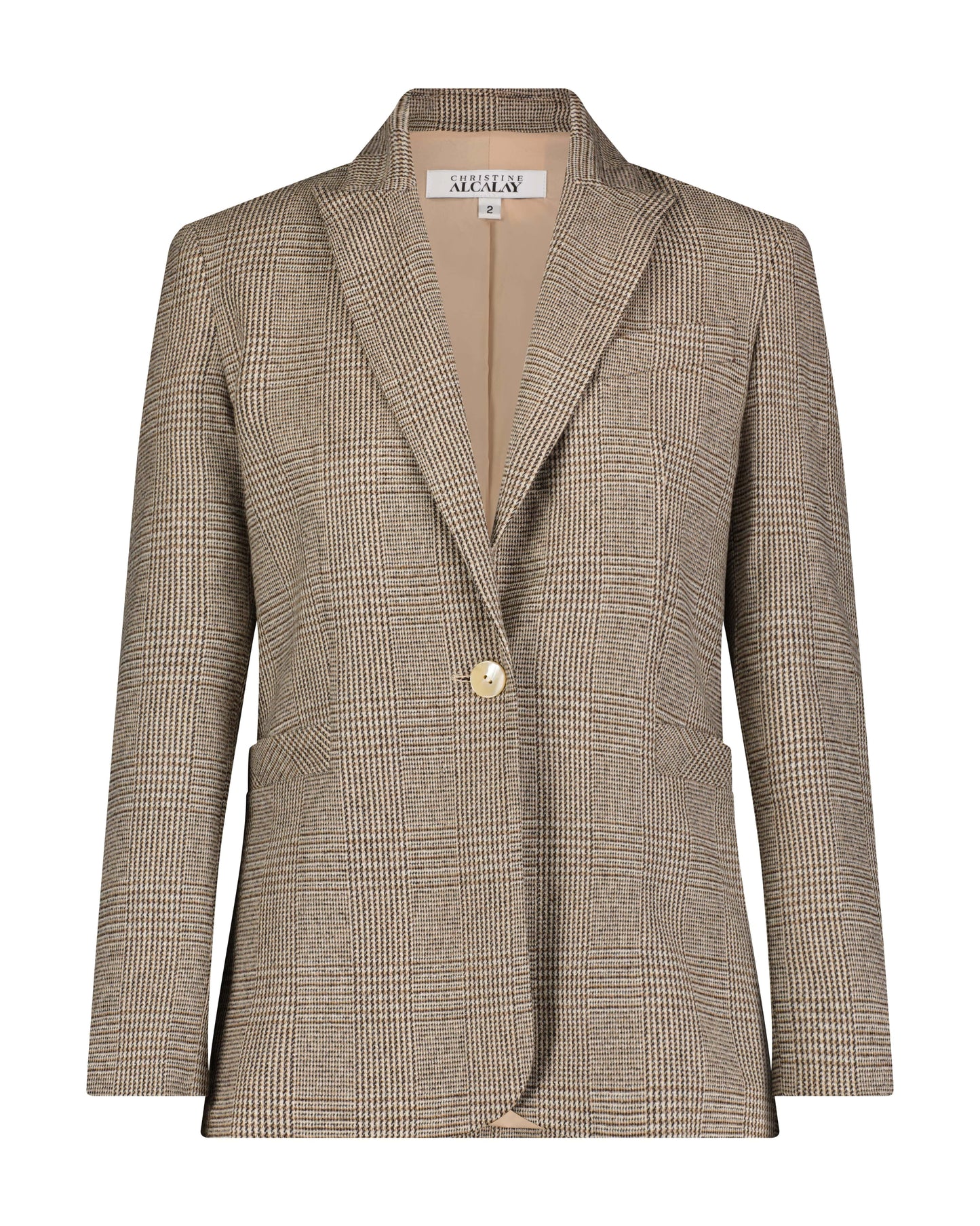 Bianca Jacket in Wool Plaids Jackets CHRISTINE ALCALAY