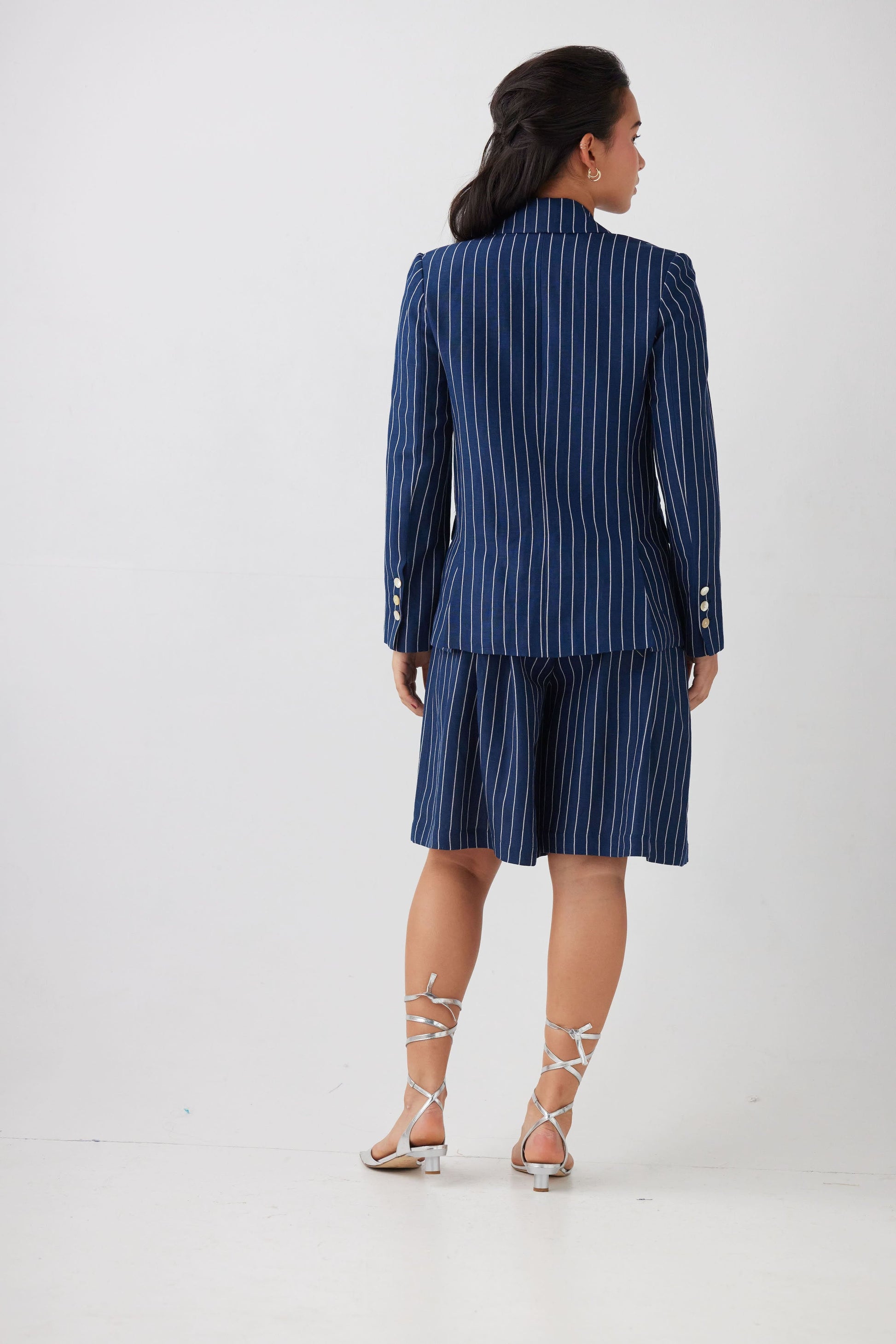 Gatsby Jacket in Midnight Stripe Jackets CHRISTINE ALCALAY