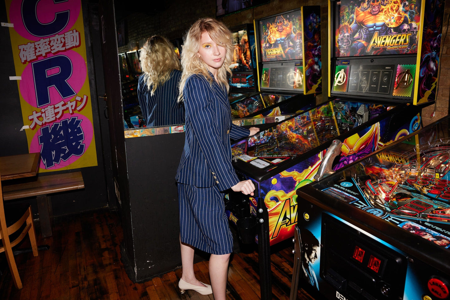 Gatsby Jacket in Midnight Stripe Jackets CHRISTINE ALCALAY