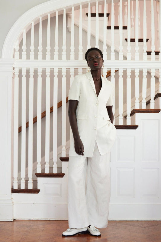 Hardy Dracket in Linen Blend Jackets CHRISTINE ALCALAY