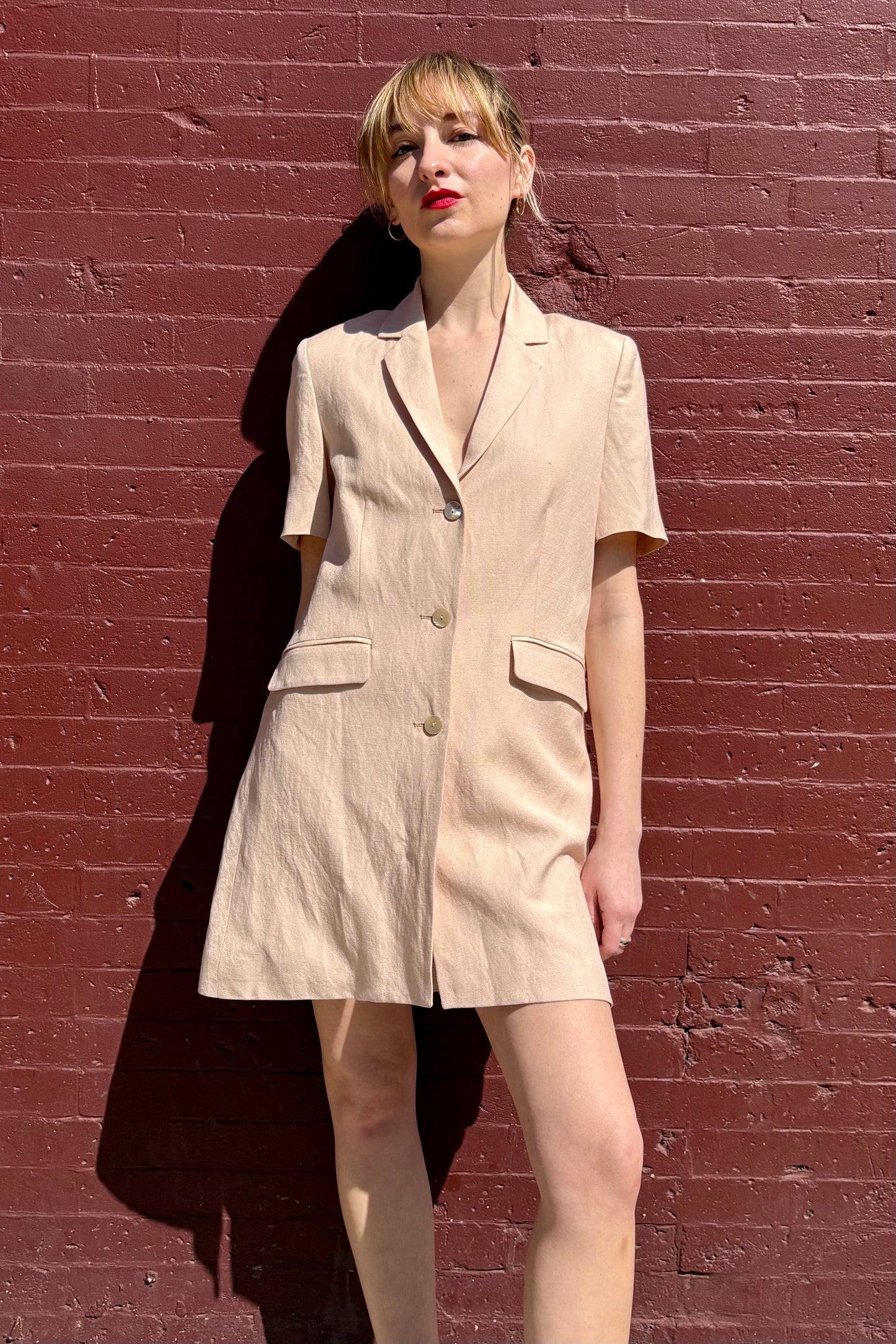 Hardy Dracket in Linen Blend Jackets CHRISTINE ALCALAY Shell Extra Small