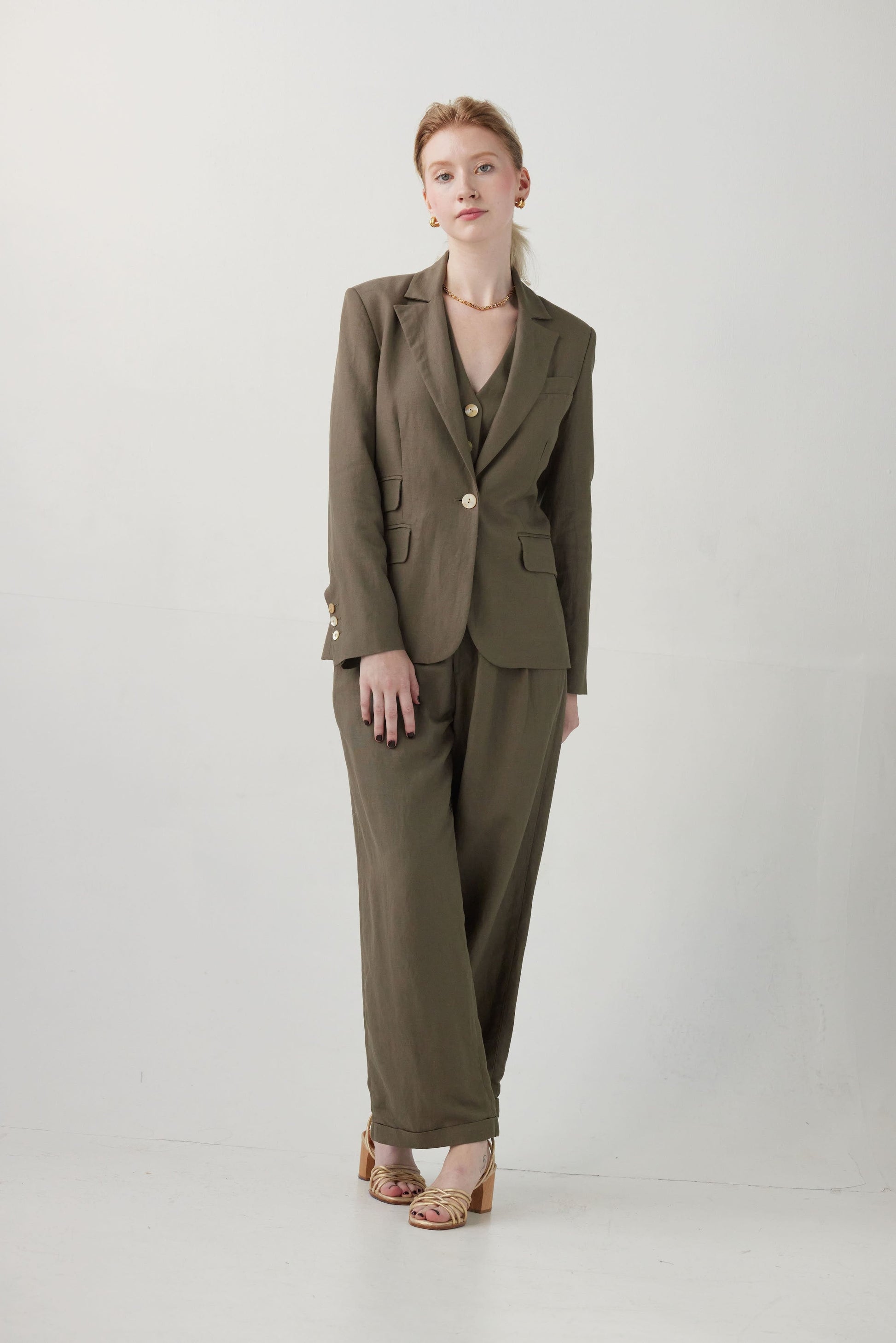 Tilda Jacket in Linen Blend Jackets CHRISTINE ALCALAY