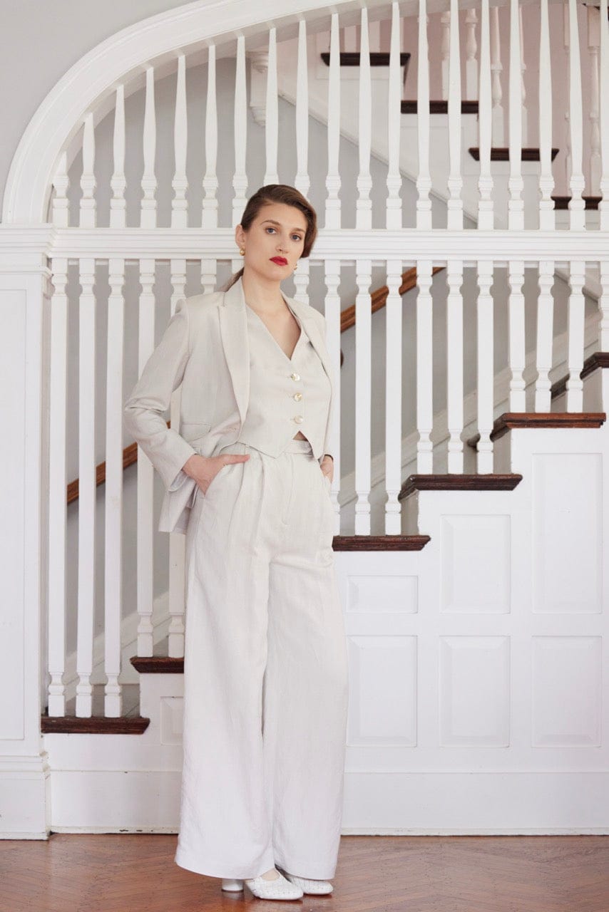 Tilda Jacket in Linen Blend Jackets CHRISTINE ALCALAY