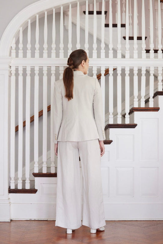 SAMPLE SS25 - Tilda Jacket in Linen Blend Samples CHRISTINE ALCALAY
