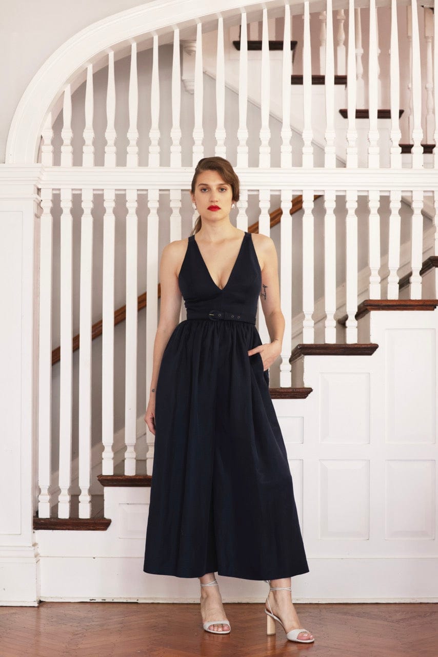 Quynh Jumpsuit in Cupro Linen Blend Jumpsuits CHRISTINE ALCALAY