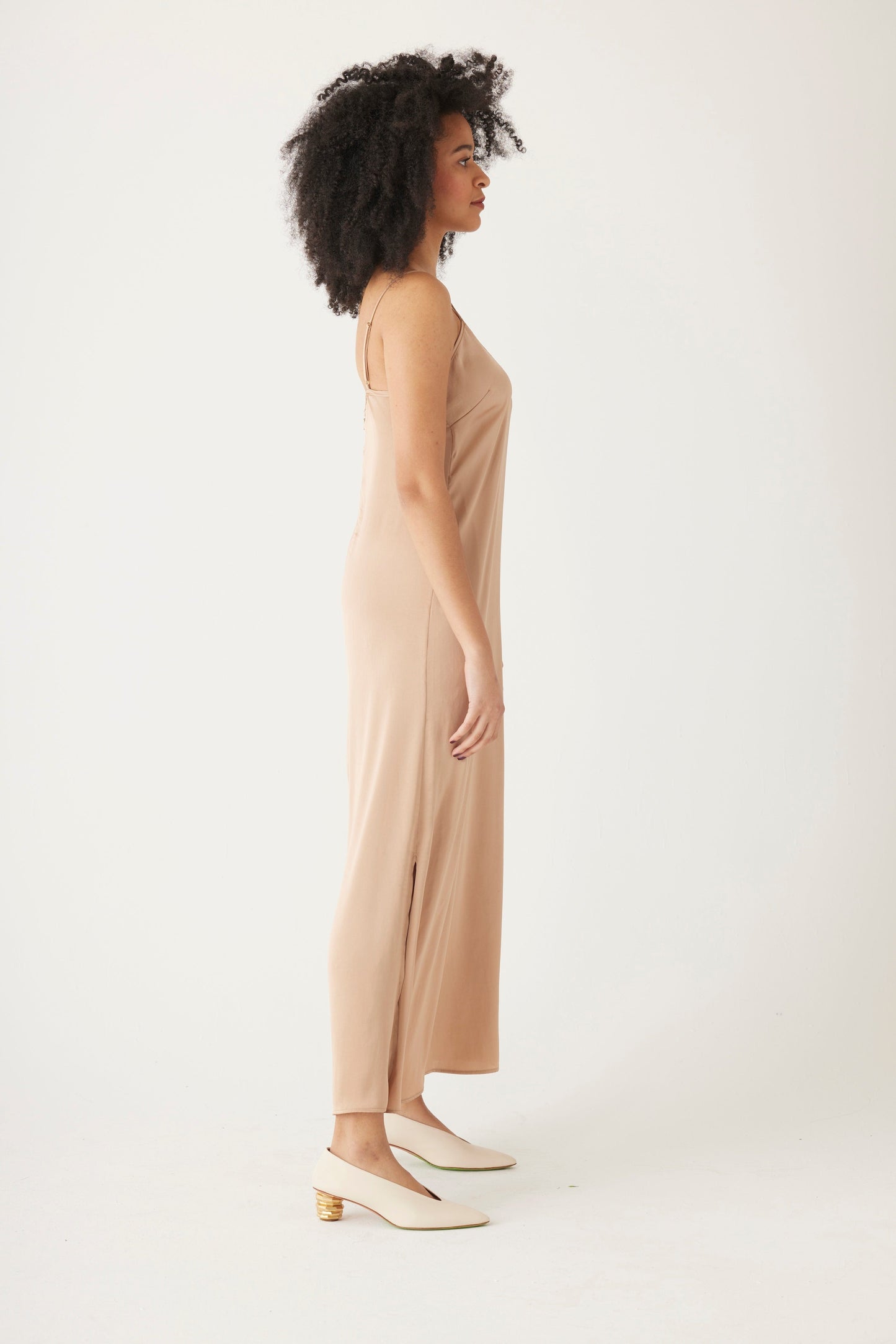 Kate Slip Dress in Japanese Charmeuse Dresses CHRISTINE ALCALAY