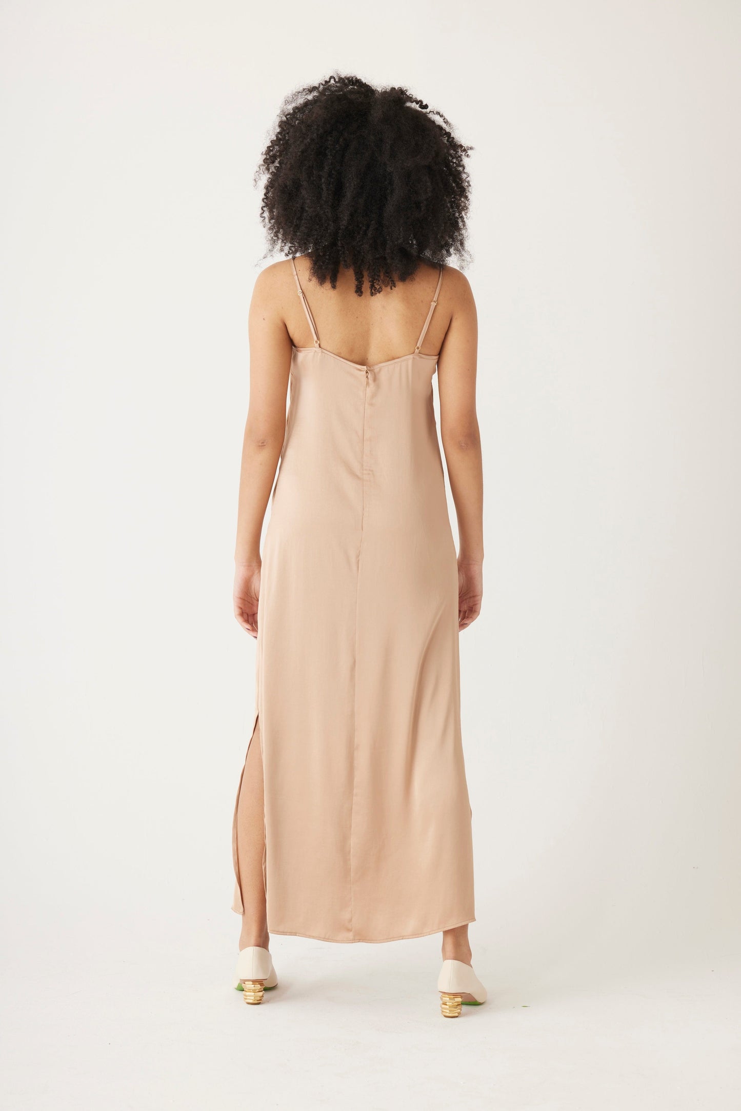 Kate Slip Dress in Japanese Charmeuse Dresses CHRISTINE ALCALAY