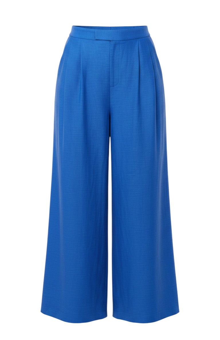 Katherine Wide Leg Pant in Cupro Linen Pants CHRISTINE ALCALAY - 7