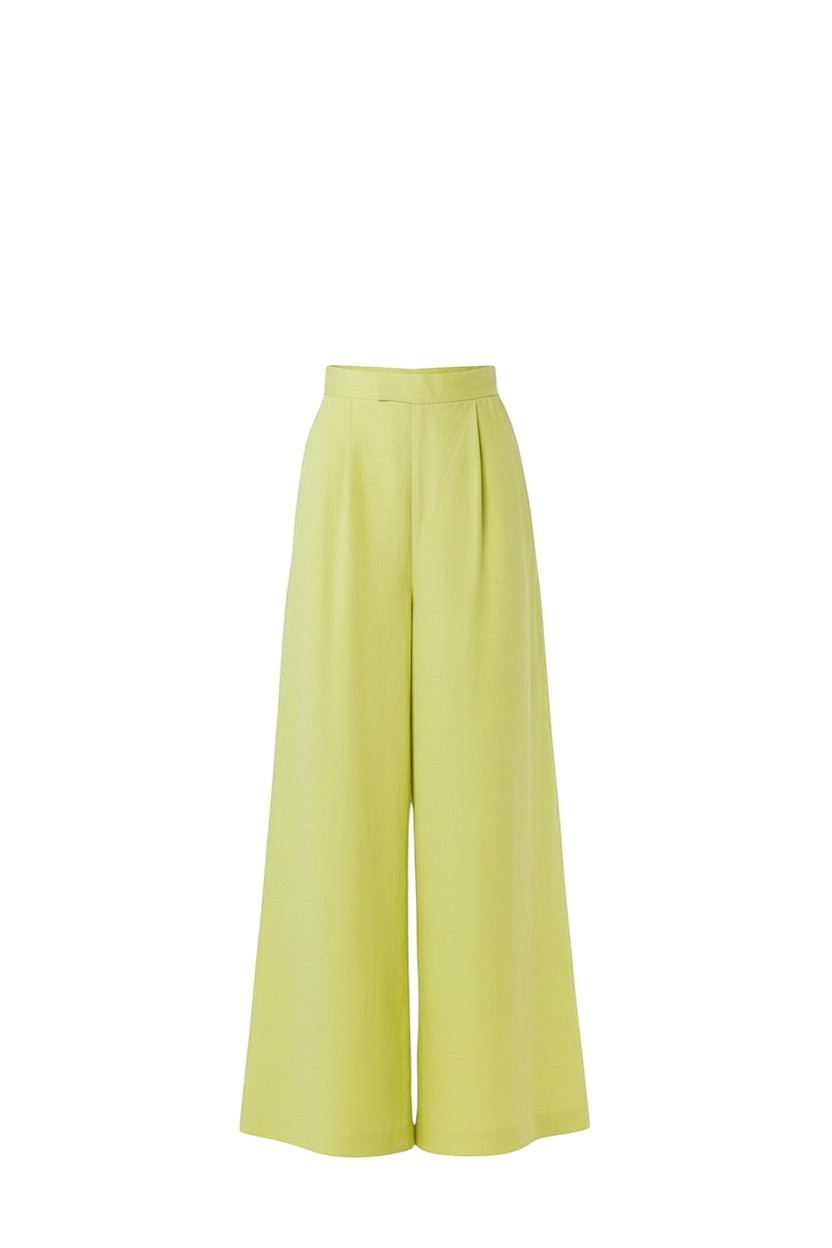 Katherine Linen Pant in Lemongrass Pants CHRISTINE ALCALAY - 6