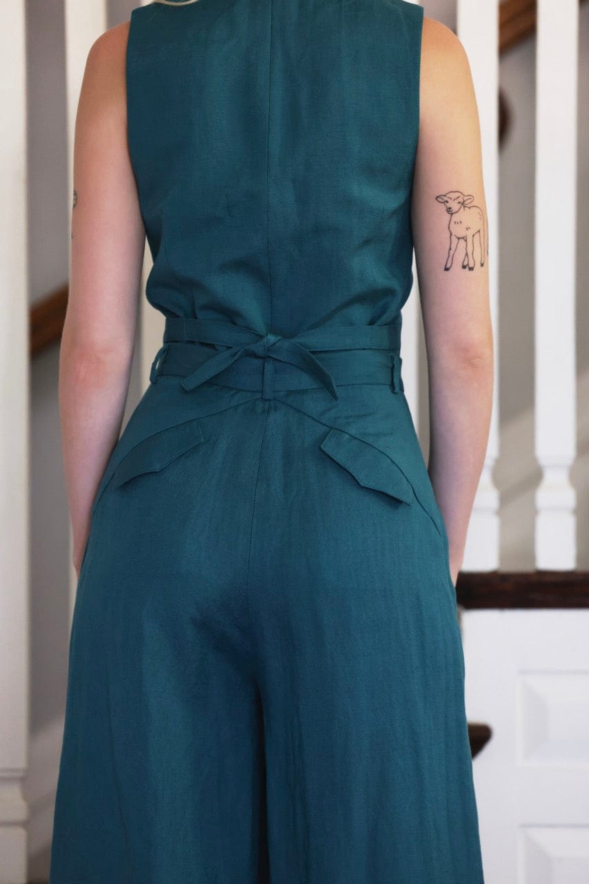 Amandine Pant in Linen Blend Pants CHRISTINE ALCALAY