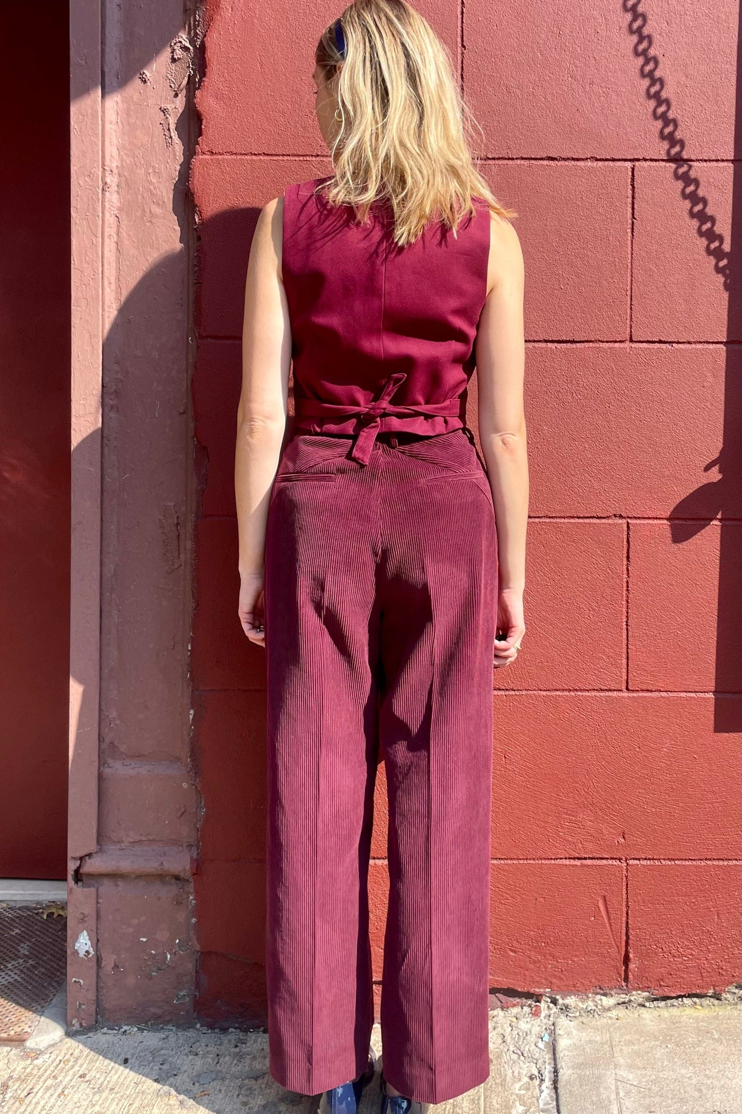 Piper Pant in Fine Wale Corduroy Pants CHRISTINE ALCALAY
