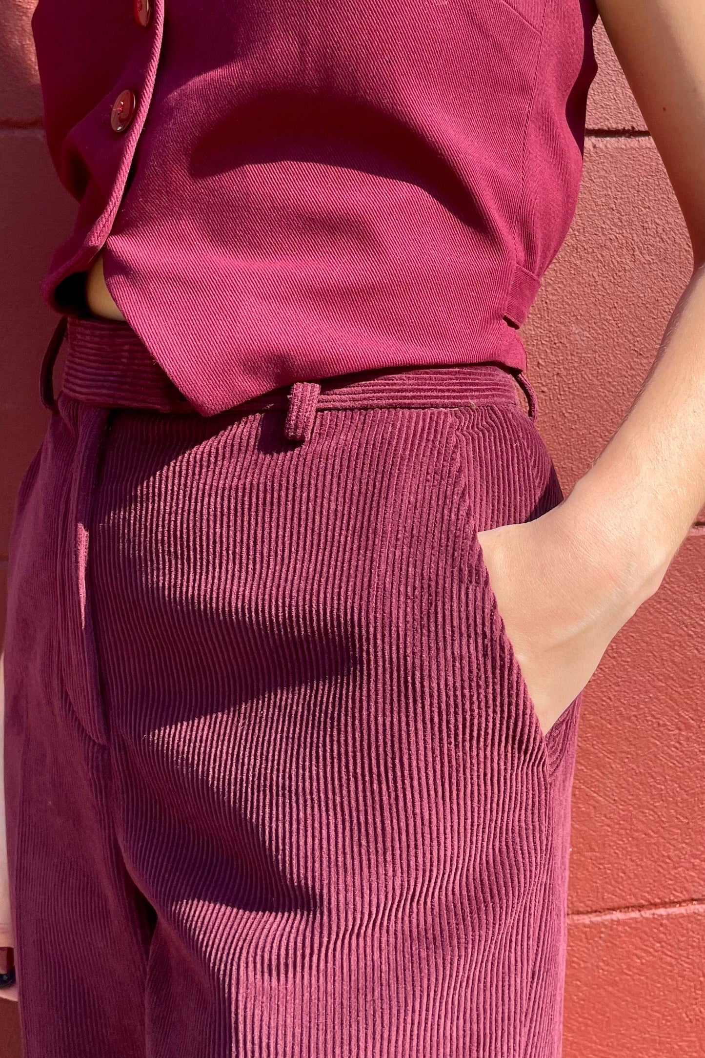 Piper Pant in Fine Wale Corduroy Pants CHRISTINE ALCALAY