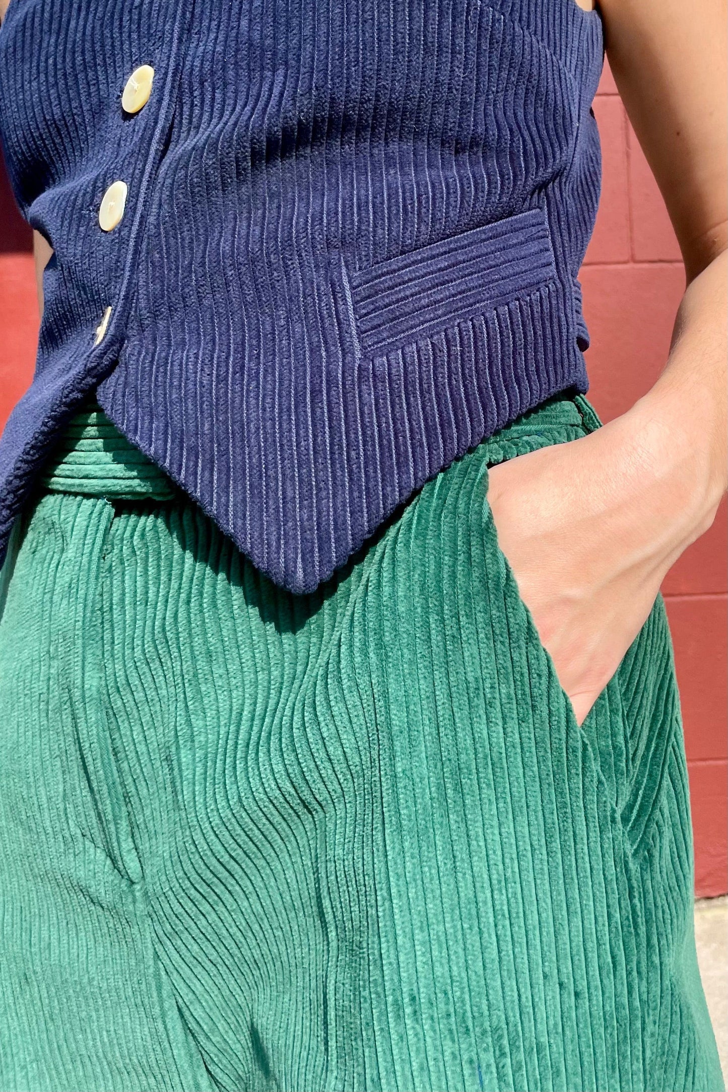 Piper Pant in Wide Wale Corduroy Pants CHRISTINE ALCALAY