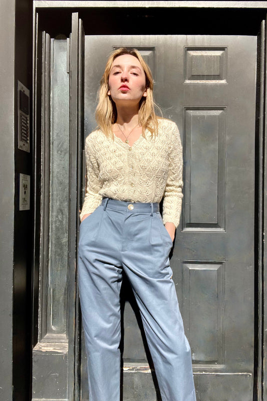 SAMPLE SS21 - Sophia Pant in Cotton Twill Samples CHRISTINE ALCALAY