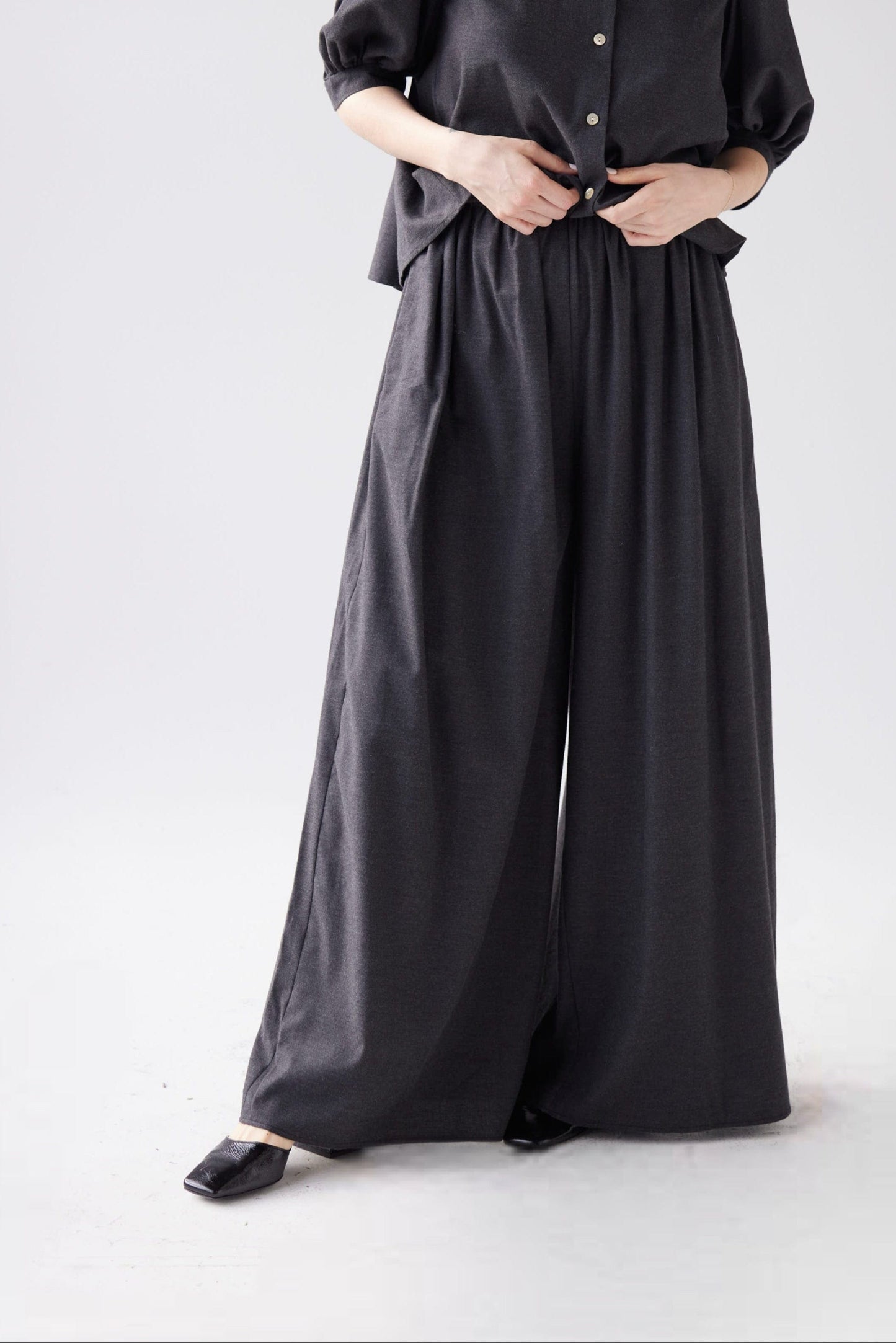 Gretchen Pant in Japanese Cotton Flannel Pants CHRISTINE ALCALAY
