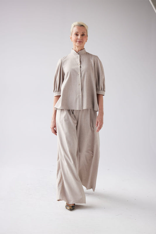 Gretchen Pant in Japanese Cotton Flannel Pants CHRISTINE ALCALAY