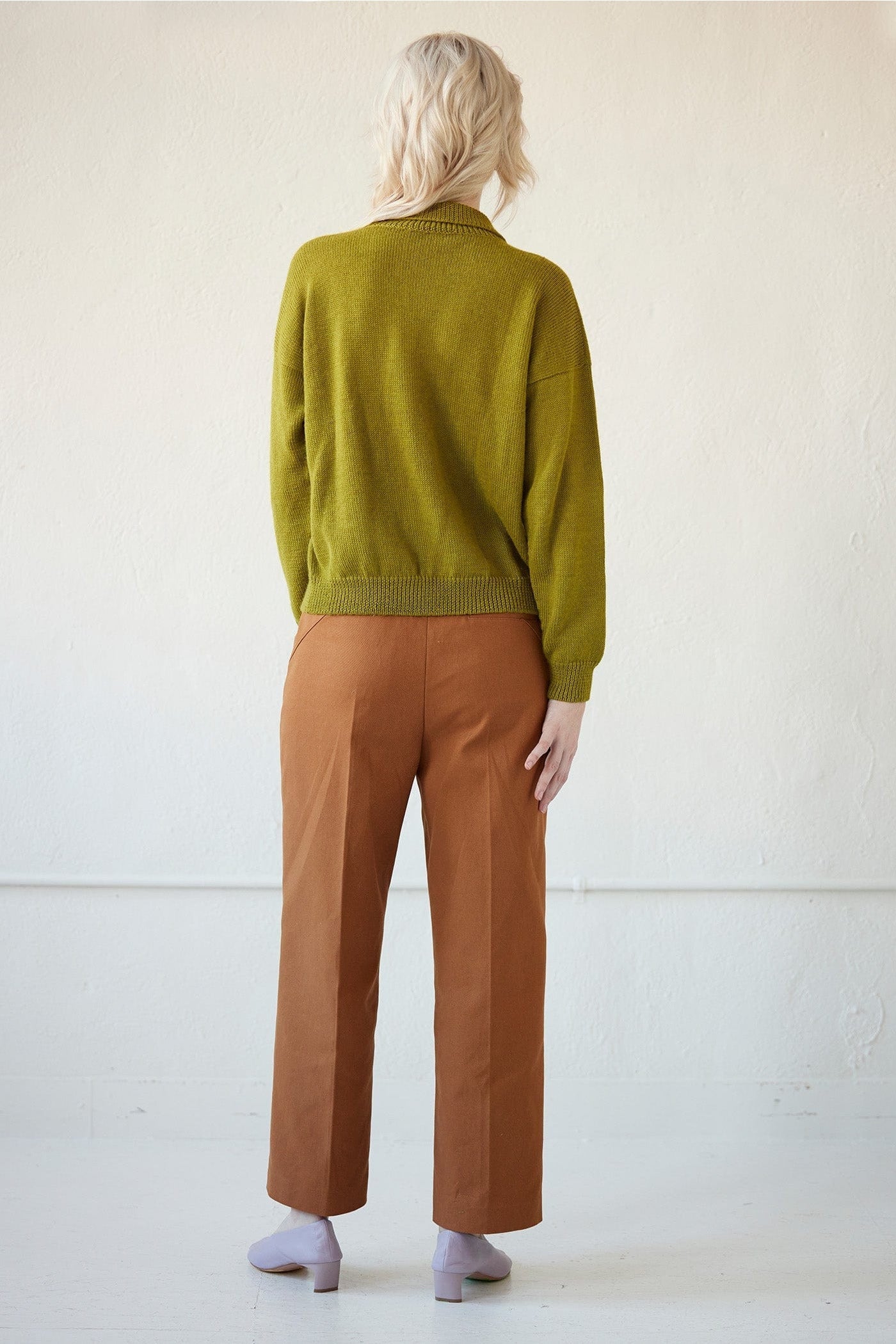 Piper Pant in Cotton Twill (Ankle Length) Bottoms CHRISTINE ALCALAY