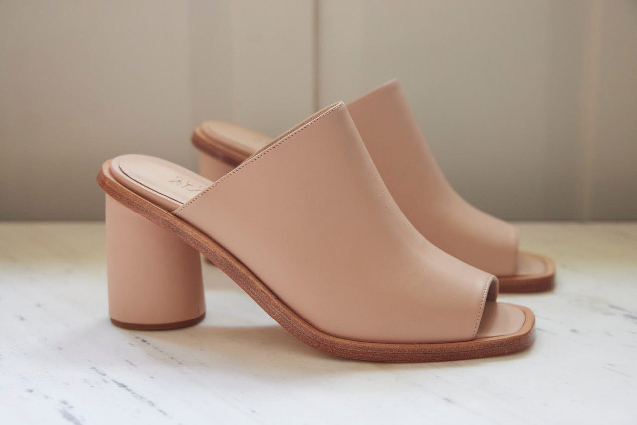 Masha Mule Heel in Shell Shoes CHRISTINE ALCALAY