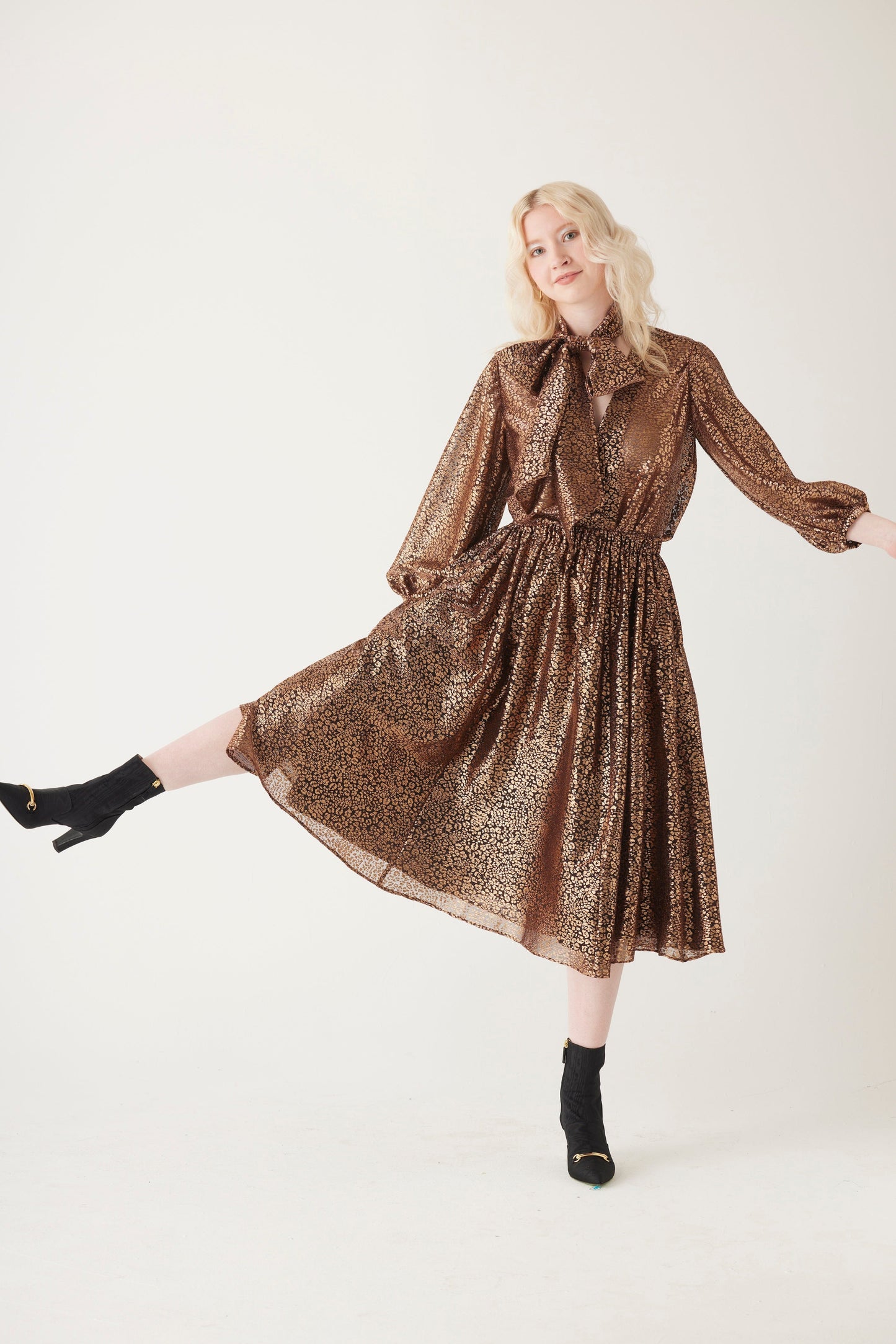 Erica Skirt in Metallic Skirts CHRISTINE ALCALAY