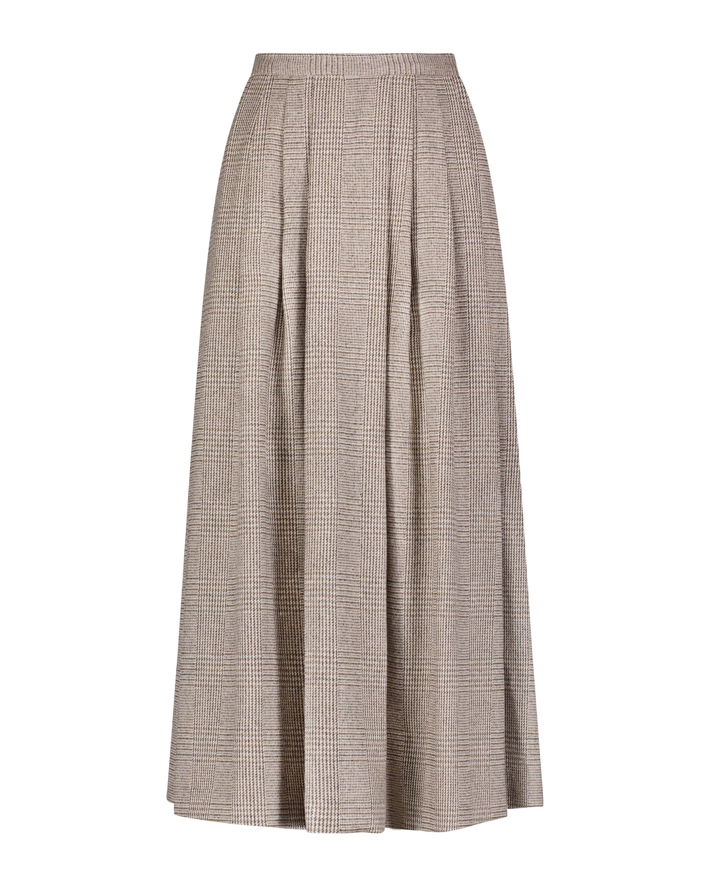 Audrey Skirt in Wool Skirts CHRISTINE ALCALAY Chai Plaid 0