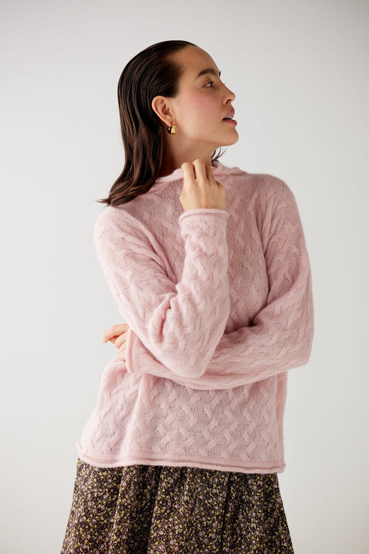 Bianca Cable Sweater Sweaters CHRISTINE ALCALAY
