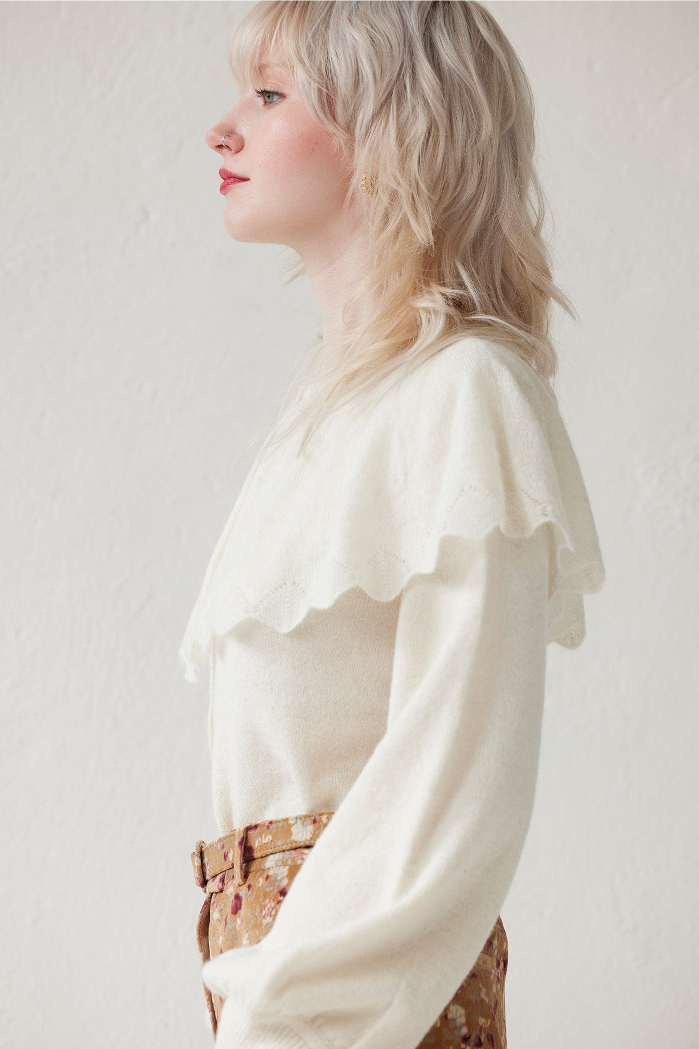 Colette Sweater in Alpaca Wool Blend Sweaters CHRISTINE ALCALAY