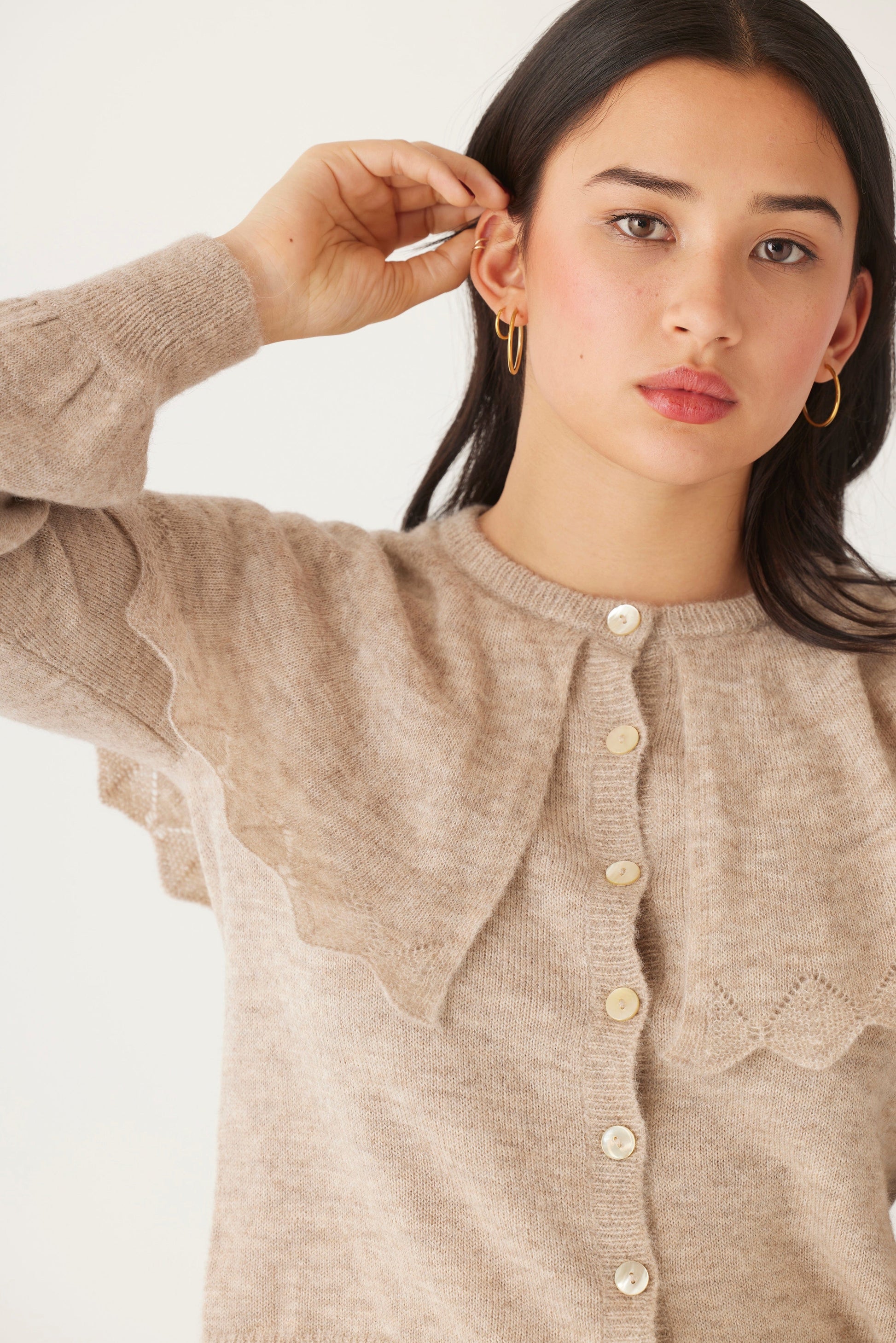 Colette Sweater in Alpaca Wool Blend Sweaters CHRISTINE ALCALAY