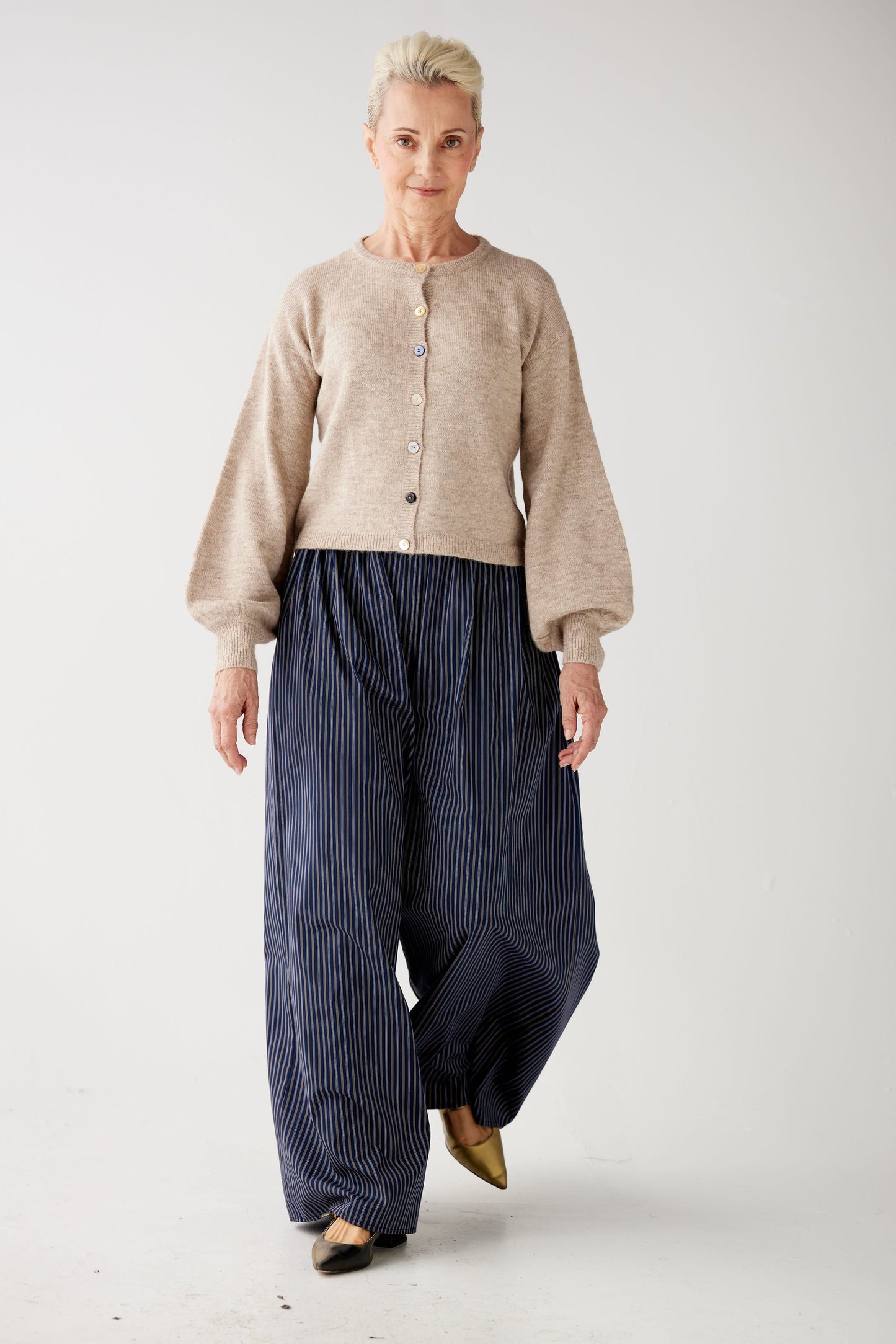 Colleen Mixed Button Cardigan Sweater Sweaters CHRISTINE ALCALAY