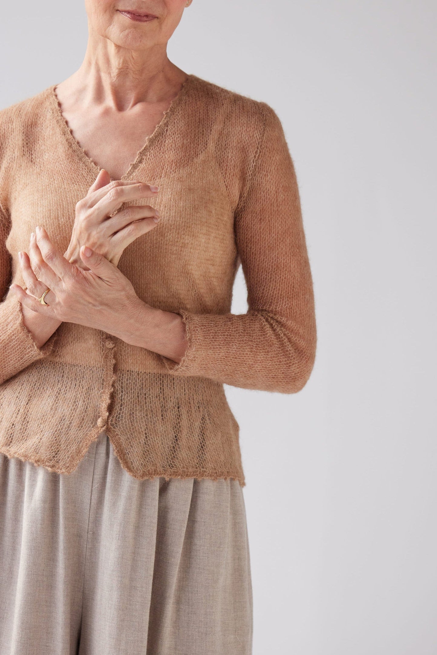 Luz Open Knit Cardigan Sweaters CHRISTINE ALCALAY