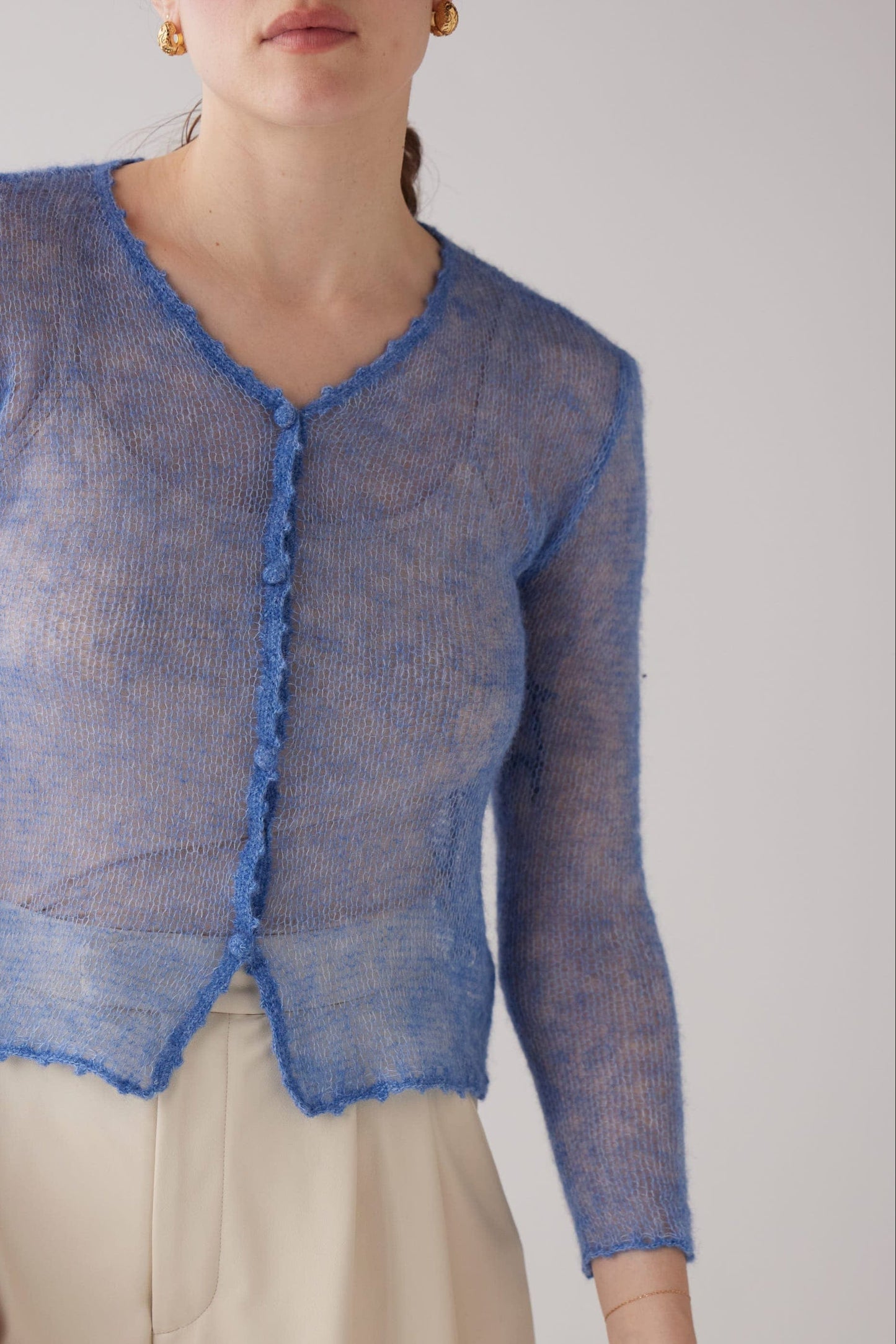 Luz Open Knit Cardigan Sweaters CHRISTINE ALCALAY
