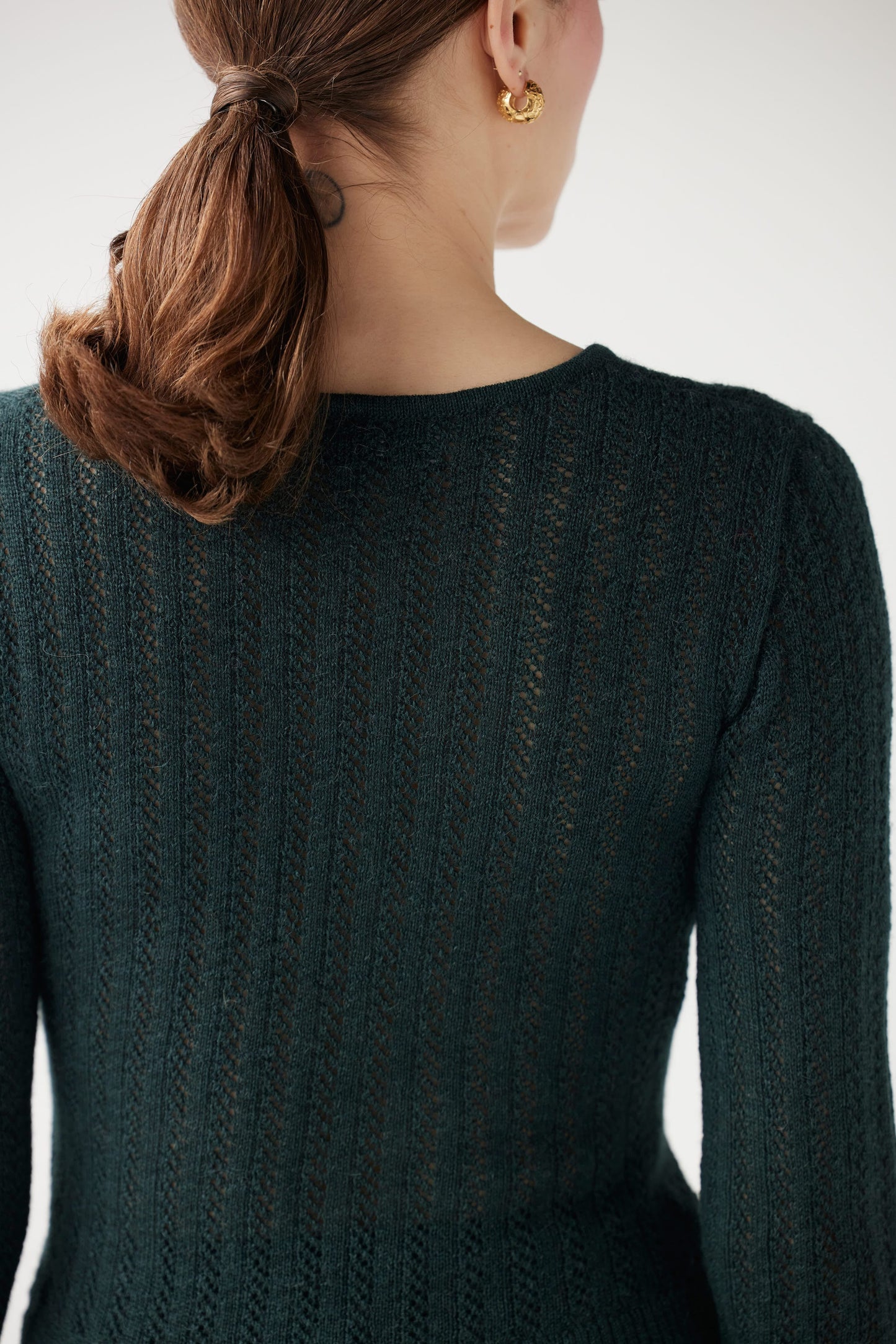 SAMPLE FW25 - Maria Surplice Sweater Samples CHRISTINE ALCALAY