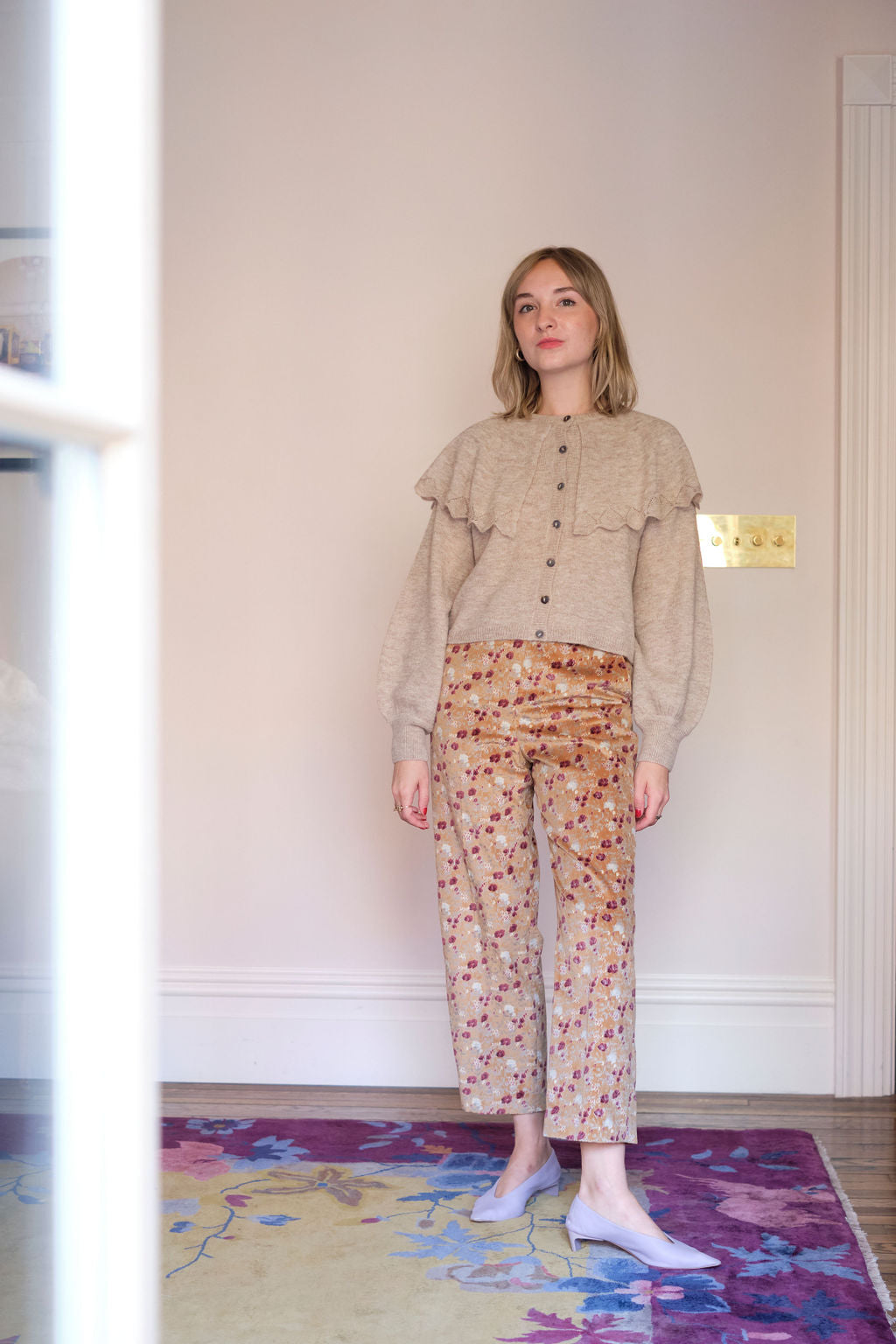 Colette Sweater in Alpaca Wool Blend Sweaters CHRISTINE ALCALAY Oatmeal Extra Small