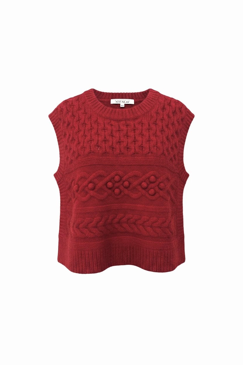 Mona Popcorn Sweater Vest