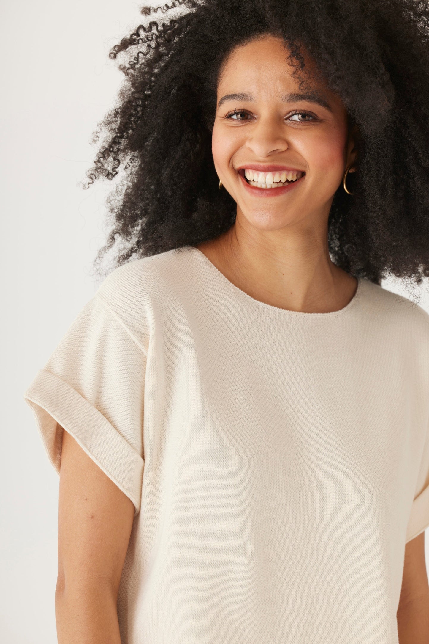 Belle Tee Pima Cotton Knit Tops CHRISTINE ALCALAY