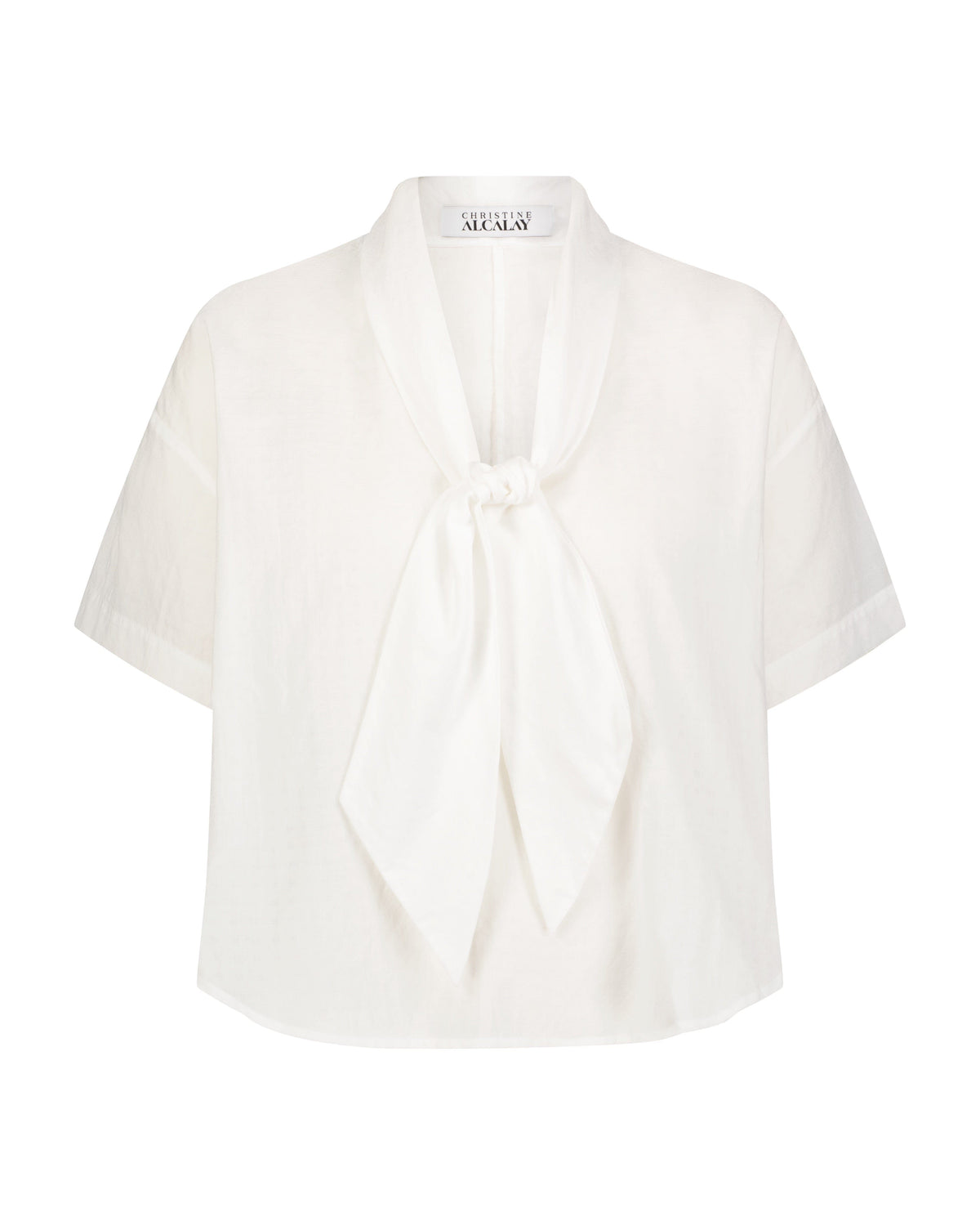 Betty Cotton Blouse in White Tops CHRISTINE ALCALAY - 2