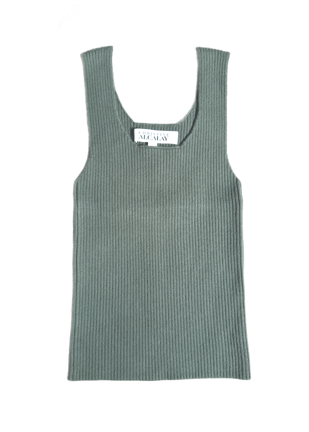 Kate Rib Tank in Pima Cotton Tops CHRISTINE ALCALAY - 13