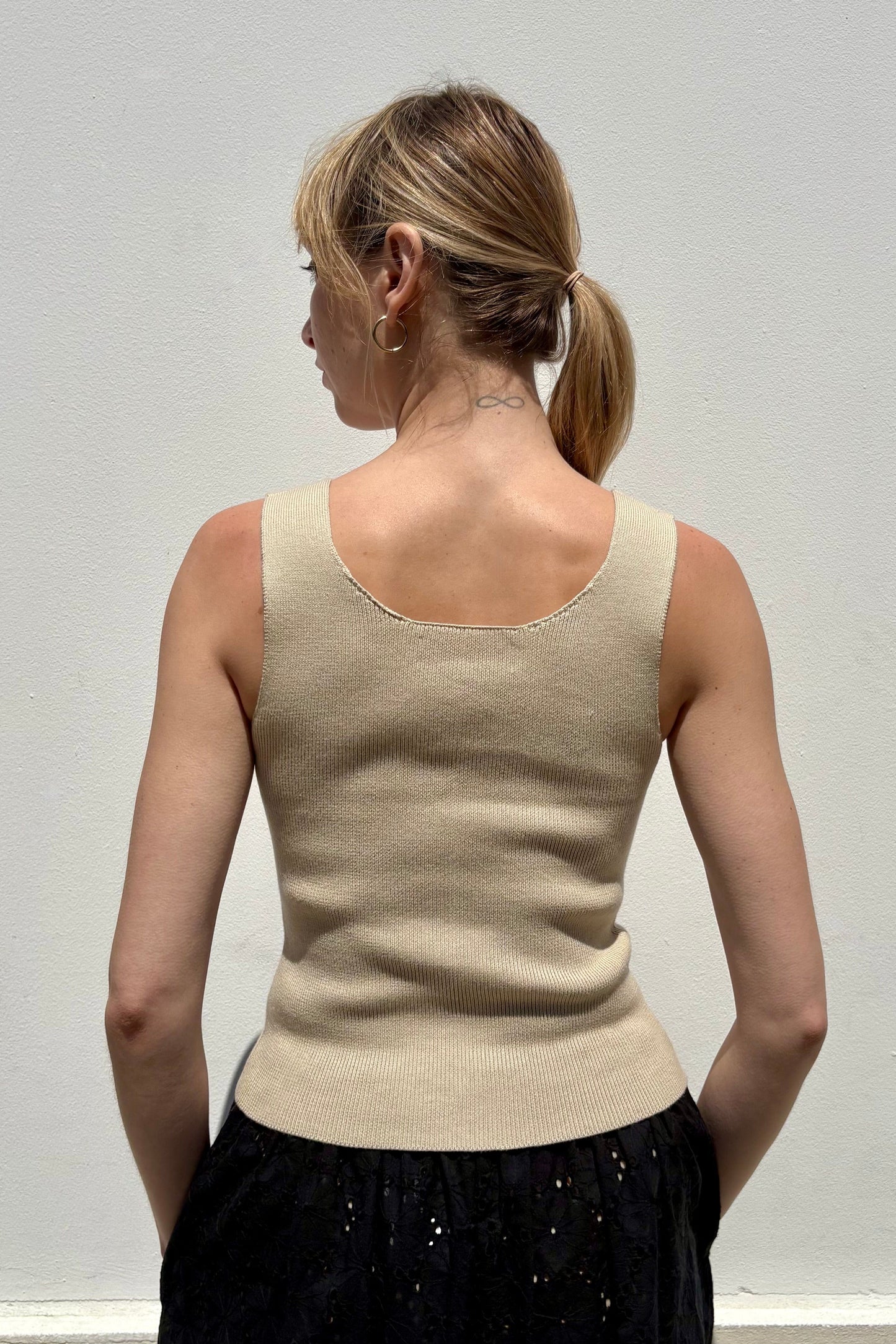 Katie Tank in Pima Cotton Tops CHRISTINE ALCALAY