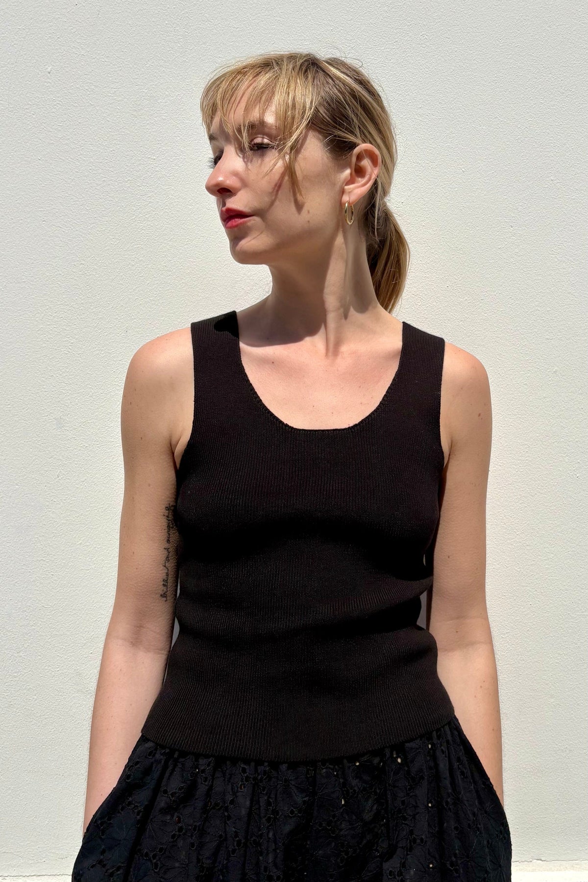 Katie Tank in Pima Cotton Tops CHRISTINE ALCALAY - 6