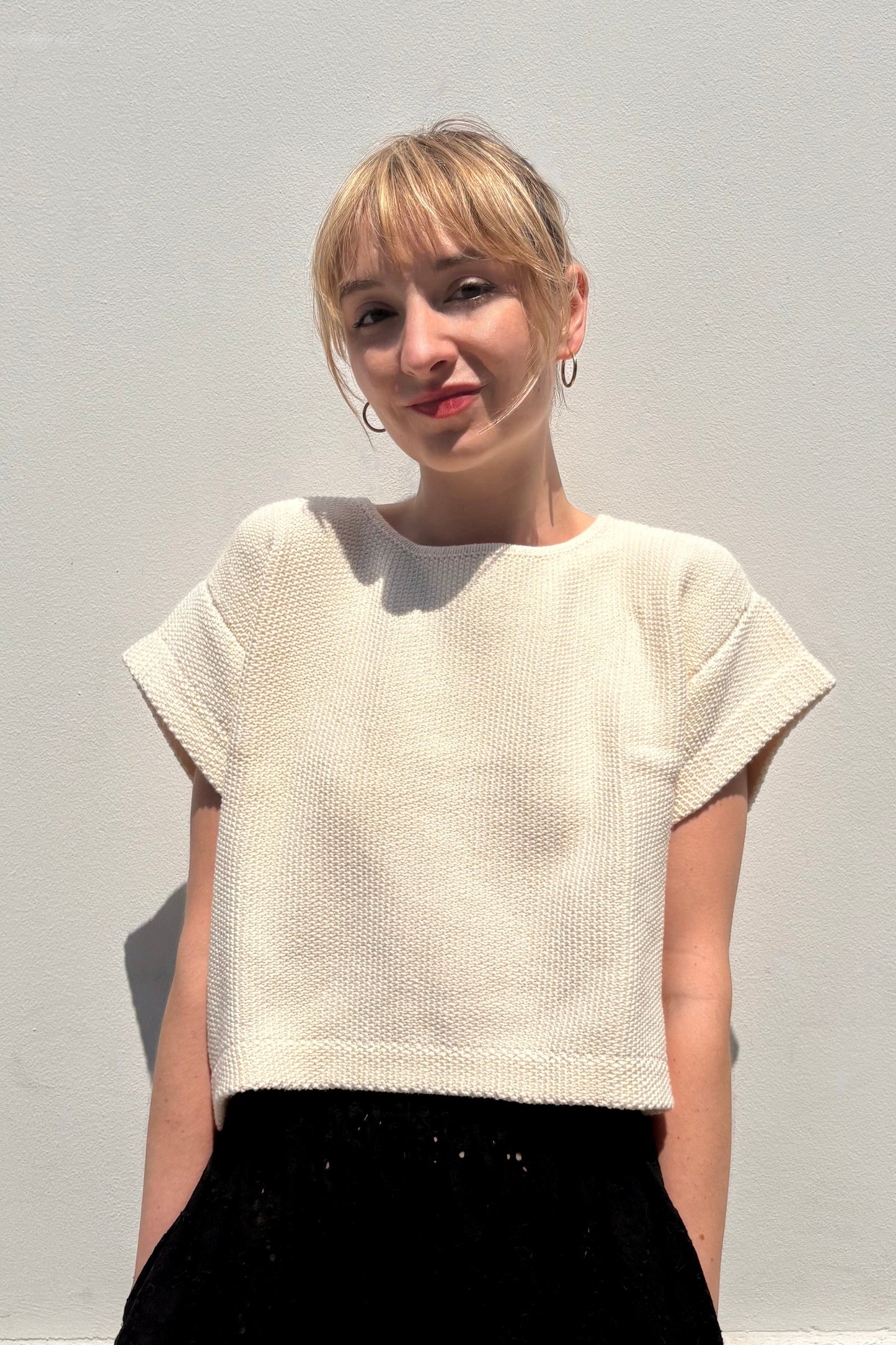 Kerry Tee in Pima Cotton Tops CHRISTINE ALCALAY