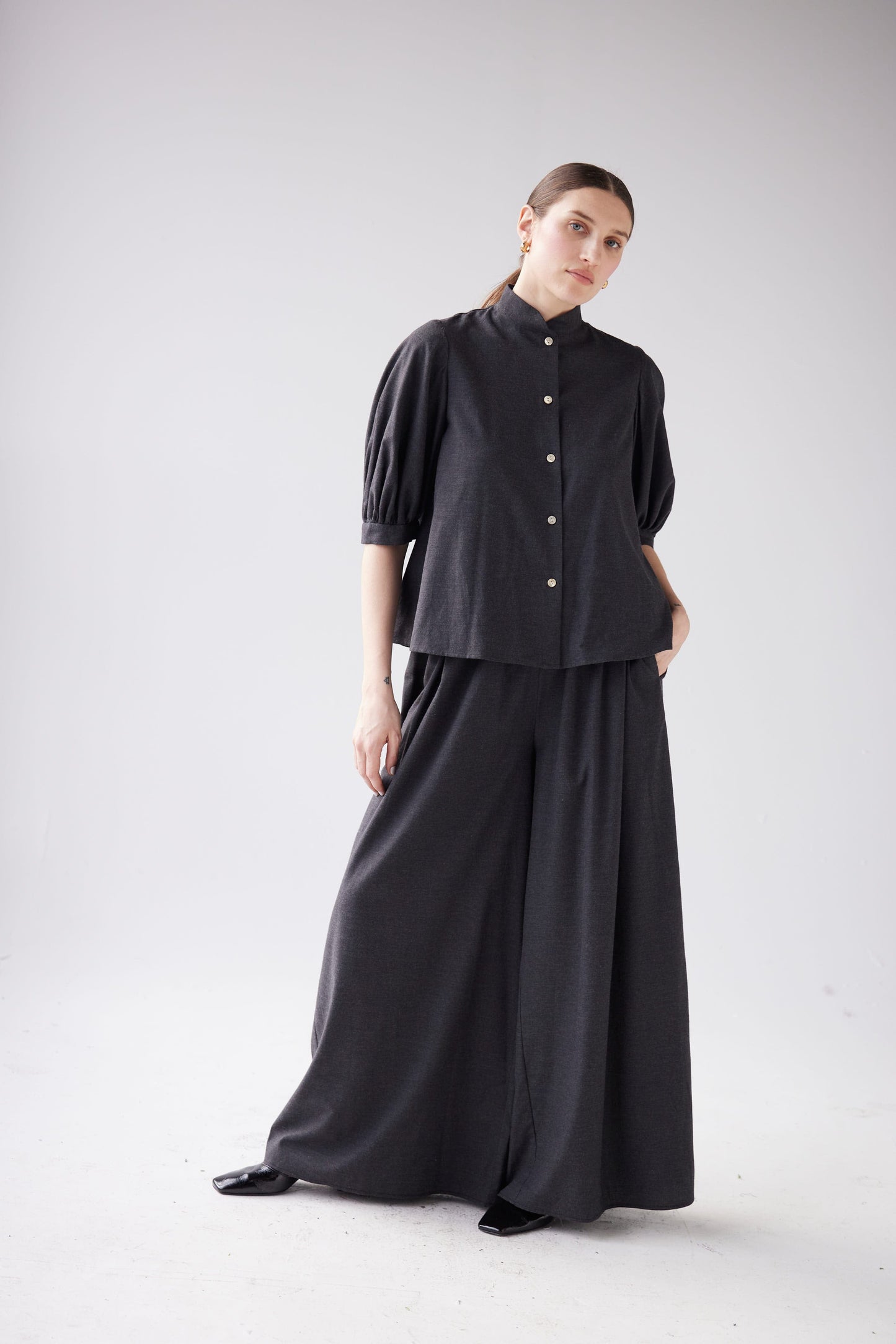 Livia Blouse in Japanese Cotton Flannel Tops CHRISTINE ALCALAY