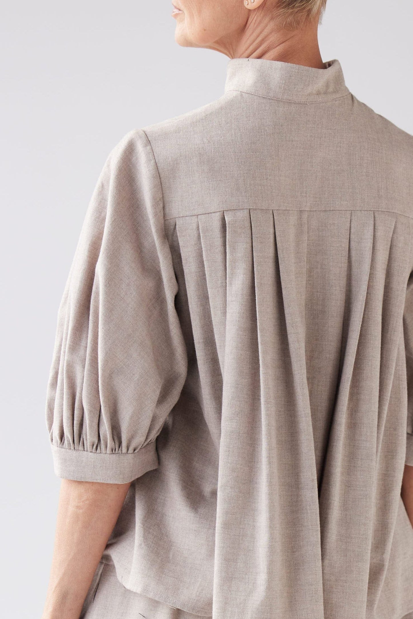 Livia Blouse in Japanese Cotton Flannel Tops CHRISTINE ALCALAY