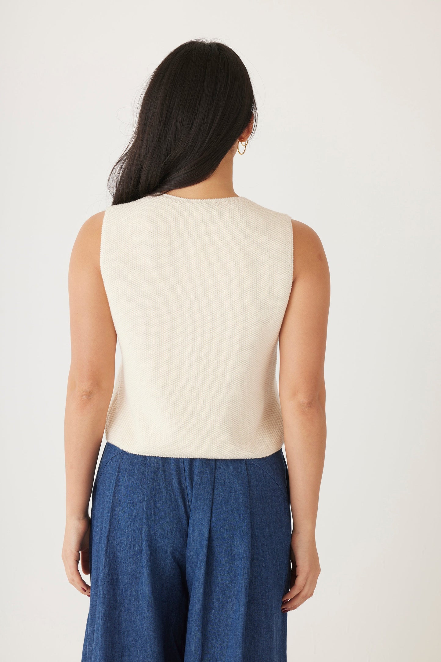 Lola Vest in Pima Cotton Tops CHRISTINE ALCALAY