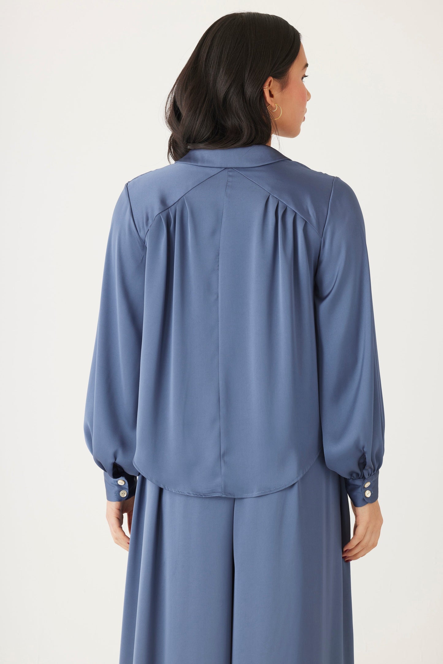 Rose Blouse in Japanese Charmeuse Tops CHRISTINE ALCALAY