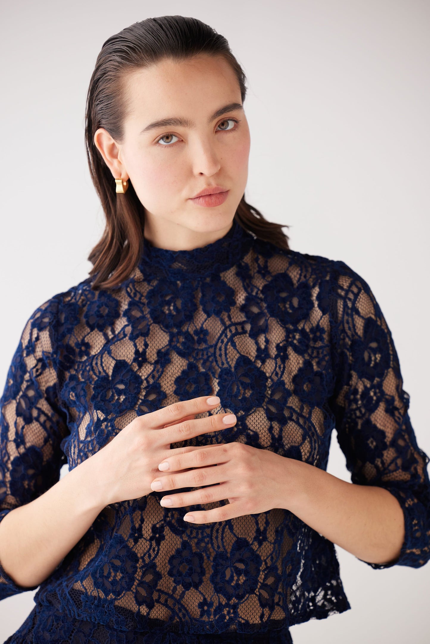 Scarlett Top in Lace Tops CHRISTINE ALCALAY