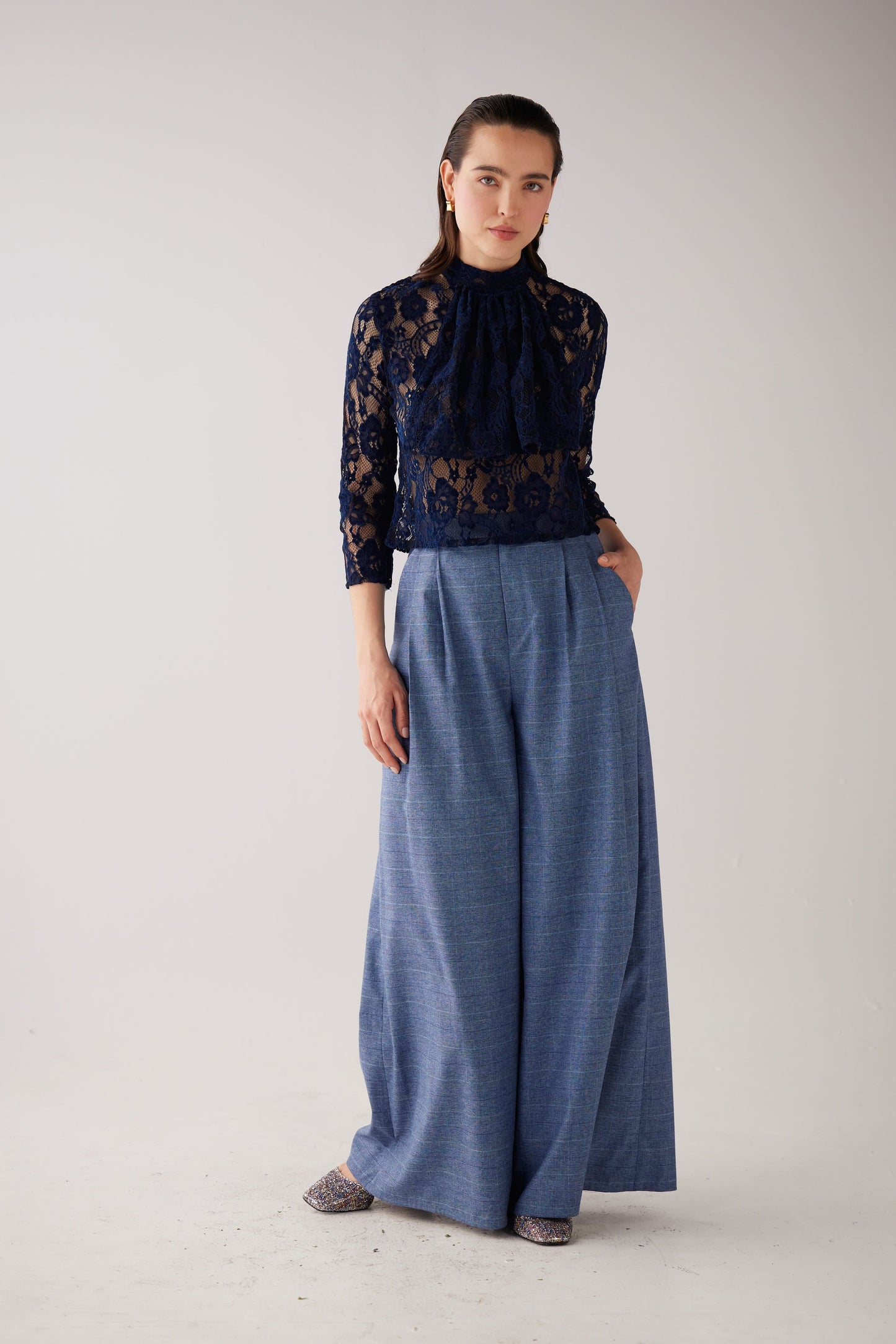 Scarlett Top in Lace Tops CHRISTINE ALCALAY