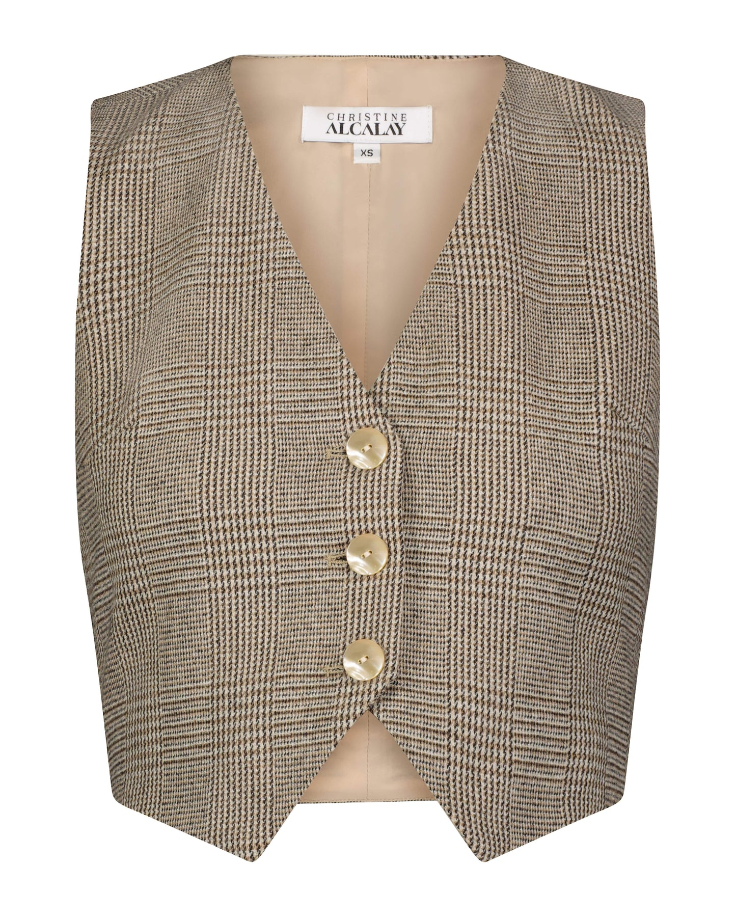 Diane Vest in Wool Tops CHRISTINE ALCALAY