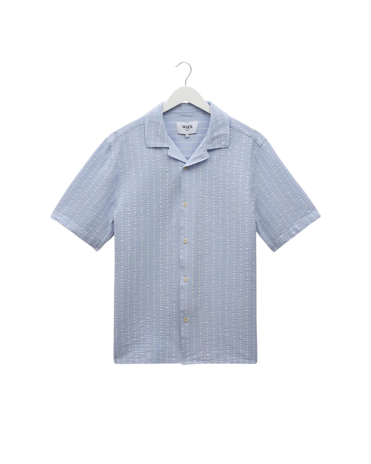 Didcot S/S Shirt Seersucker Stripe Shirts Wax London