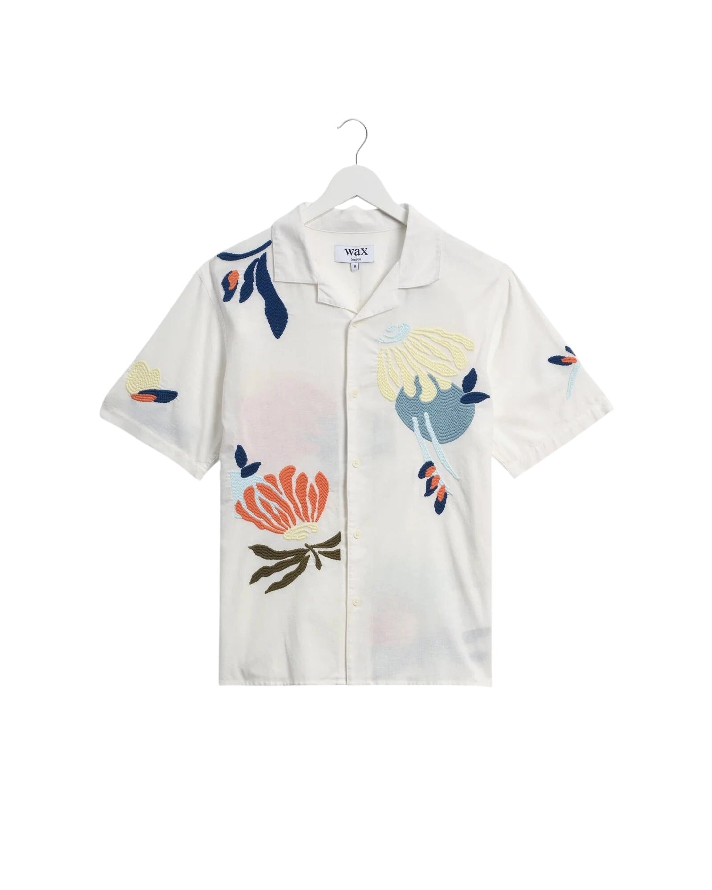 Didcot S/S Shirt Stitch Flower Shirts Wax London